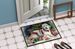 Old English Sheepdog Cozy Christmas Doormat Front Door Mat Indoor Outdoor Rugs For Entryway, Non Slip Washable Low Pile, 24H X 36W_maomaolike.com
