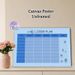 Weekly Lesson Plan Painting Poster, Soft Blue Minimalist Grid With Cute Succulent Doodles Poster, Practical Weekly Lesson Organizer For Classroom And_maomaolike.com