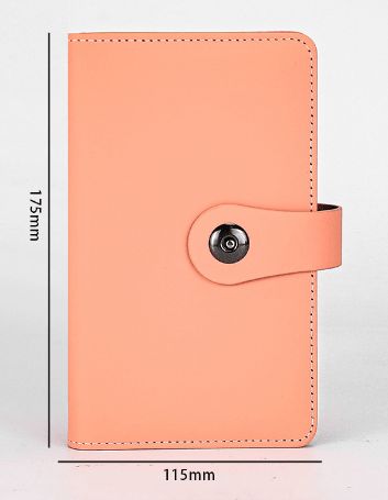 Business Card Holder Book, Business Card Book Case PU Leather Organization Binder Name ID Card Holder For Men & Women, Up To 96 Cards Capacity_maomaolike.com