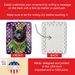 Schipperke King Of Mardi Gras Porcelain Ornament Christmas Tree Hanging Decorations For Home Christmas Holiday, Rectangle, Gift, Multicolor_maomaolike.com
