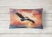 Birds, Birds, Birds Throw Pillow Throw Pillow For Indoor Couch Bed Outdoor Patio Washable, Pelican Fiery Sunset 7511,12Hx16W_maomaolike.com