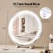VEVOR 20' Vanity Mirror With Lights LED Makeup Round W/ Smart Touch For Bedroom_maomaolike.com