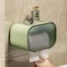 Toilet Waterproof Non Perforated Square Tissue Holder Toilet Roll Paper Box Storage Rack_maomaolike.com