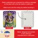 Australian Shepherd King Of Mardi Gras Porcelain Ornament Christmas Tree Hanging Decorations For Home Christmas Holiday, Rectangle, Gift, Multicolor_maomaolike.com