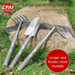Gardening Silver Shovel Set For Planting And Cultivating Flowers, Potted Plants, Shovel, Iron Spade, Outdoor Digging_maomaolike.com
