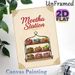 Meetha Station Painting Poster, Vintage-style Ornate Framed Colorful Indian Sweet Display Poster, Brings Warm Festive Vibe, Ideal For Restaurant_maomaolike.com