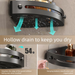 SOWE No-Drill Plastic Triangle Commercial Washstand Wall-Mounted Storage Rack Bathroom Kitchen Organizer_maomaolike.com