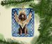 Chocolate Poodle My Angel Porcelain Ornament Christmas Tree Hanging Decorations For Home Christmas Holiday, Rectangle, Gift, Multicolor_maomaolike.com
