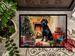 Bouvier Des Flandres Cozy Christmas Doormat Front Door Mat Indoor Outdoor Rugs For Entryway, Non Slip Washable Low Pile, 24H X 36W_maomaolike.com