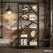 Bookshelf, Industrial Etagere Bookcase 6 Shelf Display Rack_maomaolike.com
