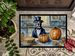 Pit Bull Terrier Fall Kitchen Pumpkins Doormat Front Door Mat Indoor Outdoor Rugs For Entryway, Non Slip Washable Low Pile, 24H X 36W_maomaolike.com