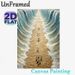 Surreal Parting Sea & Walking Crowd Painting Poster, Textured Brushstroke Surreal Scene Poster, Unique Artistic Decor Ideal For Living Room, Office_maomaolike.com