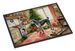 Irish Wolfhound Christmas Cookies Doormat Front Door Mat Indoor Outdoor Rugs For Entryway, Non Slip Washable Low Pile, 24H X 36W_maomaolike.com