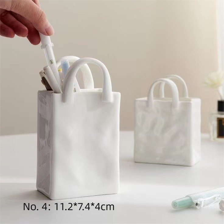 Flower Arrangement High-end Creative Cross-border Retro Ins Style High Appearance Shell Ceramic Vase Ornament_maomaolike.com