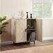 Storage Cabinet With Doors, Modern Accent Cabinet,Wood Grain Decoratio Buffet Sideboards For Living Room, Kitchen,Enterway_maomaolike.com