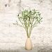 Export Quality Christmas New Year Short Branch Green Nordic Home Flower Arrangement Artificial Plant Mistletoe Wreath_maomaolike.com
