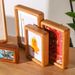 Solid Wood Photo Display Black Walnut Mortise And Tenon Rounded Corners 6 7 8 A 4inch Couple Picture Wall Hanging_maomaolike.com