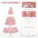 6' Tall Prelit Christmas Tree Douglas Fir Artificial Christmas Tree With Realistic Branches, 250 Warm White LED Lights And 1000 Tips_maomaolike.com