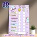 Tooth Brushing Reward Chart Painting Poster, Cute Cartoon Dental-themed Poster, Tracks Daily Tooth-brushing Progress, Ideal For Bathroom_maomaolike.com