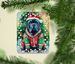 Cane Corso Christmas Porcelain Ornament Christmas Tree Hanging Decorations For Home Christmas Holiday, Rectangle, Gift, Multicolor_maomaolike.com