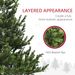 Artificial Prelit Christmas Tree, Sparse Realistic Cedar Tree With Dual Color LED Lights And Tips, Easy Assembly, Hinged Xmas Tree For Home Office Holiday_maomaolike.com
