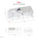 pointed Wire Chicken Coop For Poultry Breeding_maomaolike.com