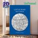 Loftus Road West London Map Painting Poster, Minimalist Line Art City Map Poster, With Precise Coordinate Marking, Ideal For Home And Office Wall_maomaolike.com
