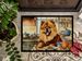 Chow Chow Fall Kitchen Pumpkins Doormat Front Door Mat Indoor Outdoor Rugs For Entryway, Non Slip Washable Low Pile, 24H X 36W_maomaolike.com