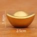 New Home Store Decoration Filler Premium Smooth Solid Yuanbao Ornament Metal Craft_maomaolike.com
