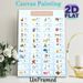 Thai Alphabets Painting Poster, Colorful Cartoon-style Educational Poster, Comprehensive Thai Letter Reference With Matching Illustrations, Suitable_maomaolike.com