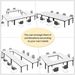 Rectangle Executive Desk Computer Desk 6FT Conference Table_maomaolike.com