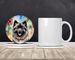 Keeshond Luau Large Sandstone Coasters Pack Of 4 Absorbent Round Coasters Decor Gifts For Men Or Women, 4 In, Multicolor_maomaolike.com