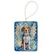 Beagle My Angel Porcelain Ornament Christmas Tree Hanging Decorations For Home Christmas Holiday, Rectangle, Gift, Multicolor_maomaolike.com