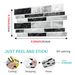 Grey Stone Look Peel And Stick Wall Tiles – Waterproof Self-Adhesive Kitchen Backsplash Panels, Easy DIY Installation_maomaolike.com