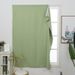 Solid-color, High-precision, Minimalist Blackout Curtain With Hook-and-loop Fasteners And Letter Appliqués—ready-to-hang Door Or Window Curtain_maomaolike.com