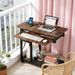 Side Table With Wheels,Durable Mobile C Table,Narrow Desk,Convenient Charging Station_maomaolike.com