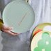 Bamboo Fiber Picnic Food Grade Degradable Western Tableware European Style Salad Dessert Flat Plate_maomaolike.com