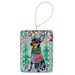 Miniature Pinscher Christmas Porcelain Ornament Christmas Tree Hanging Decorations For Home Christmas Holiday, Rectangle, Gift, Multicolor_maomaolike.com