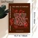 The Song Of Achilles Painting Poster, Retro Red Line-art Warrior On Horseback Poster, Features Iconic Literary Quote, Ideal For Home Study And Reading_maomaolike.com
