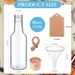 10/30/50/100Pcs Plastic Liquor Set Mini 1.7 Oz Clear Juice Cereal Silver/Gold Caps Bottle Party Decorative Bottles_maomaolike.com