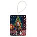 Basset Hound Christmas Porcelain Ornament Christmas Tree Hanging Decorations For Home Christmas Holiday, Rectangle, Gift, Multicolor_maomaolike.com