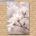 Magnolia Themed Painting Poster, Soft-toned Delicate Blooming Magnolia Branch Poster, Brings Gentle Natural Ambiance, Ideal For Living Room, Bedroom_maomaolike.com