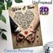 "We're A Team" Romantic Love Quote Painting Poster, Vintage Ornate Patterned Poster With Sweet Couple Hand-holding, Warm Heartfelt Message, Ideal For_maomaolike.com
