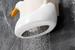 White Swan 3-in-1 Wall-Mounted Household No Dead Angle Bathroom New Set Toilet Brush_maomaolike.com