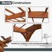 Outdoor Wood Pergola, Wooden Patio Pergola Gazebo For Climbing Plant Support, Garden,Brown_maomaolike.com