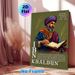 Ibn Khaldun Themed Painting Poster, Stylized Polygonal Portrait Poster, Informative Historical Scholar Print Ideal For Study Rooms, Libraries_maomaolike.com