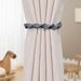 Cross-Border New Hand-Woven Wooden Hoop Tiebacks Buckles Living Room Curtain Accessories Factory Direct Wholesale_maomaolike.com