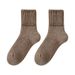 Unisex Wool Socks Women's Mid-tube Socks With Thick Loops And Fluffy Snow Socks Warm Cashmere Socks_maomaolike.com