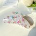 Unisex Pfeiffer large floral clip Women's colorful printed hair clip back of head Pan hair clip Shark clip_maomaolike.com