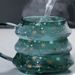 Christmas Cup, Christmas Tree Glass Cup, Heatproof Glass Cup, Insulated Double-Walled Christmas Star Wish Cup With Lid_maomaolike.com